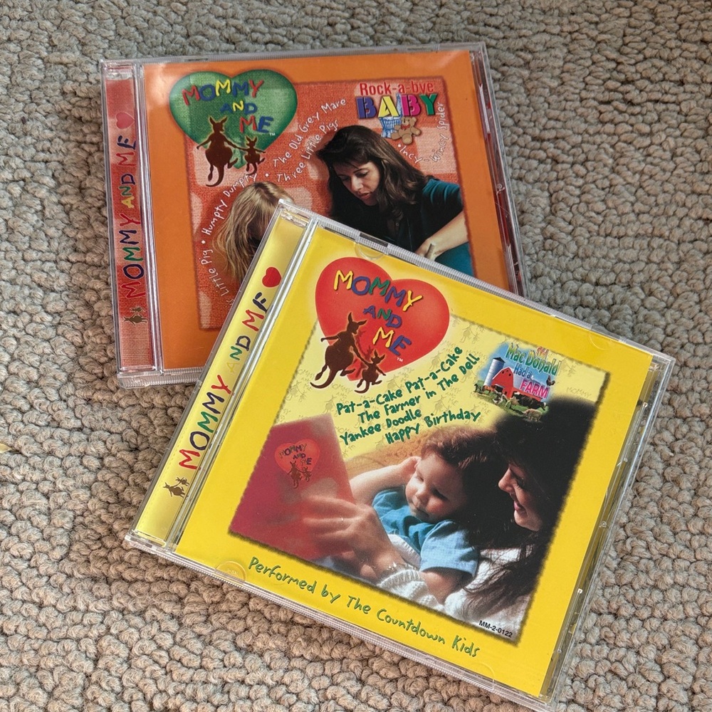 Mommy and Me Kids/baby/infant/toddler Music CD Set
